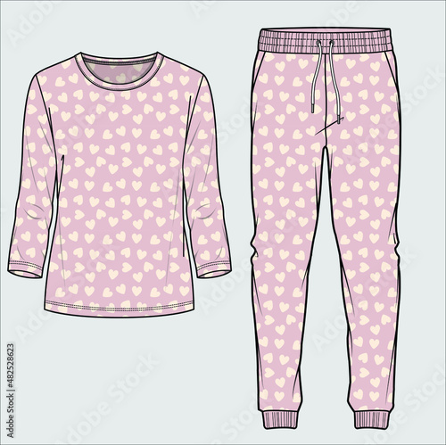 WOMEN GIRLS AND TEENS TEES TOPS AND PAJAMA SET DRESSES
