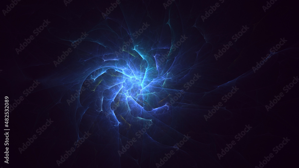 3D rendering abstract multicolor fractal light background 3D rendering abstract multicolor fractal light background