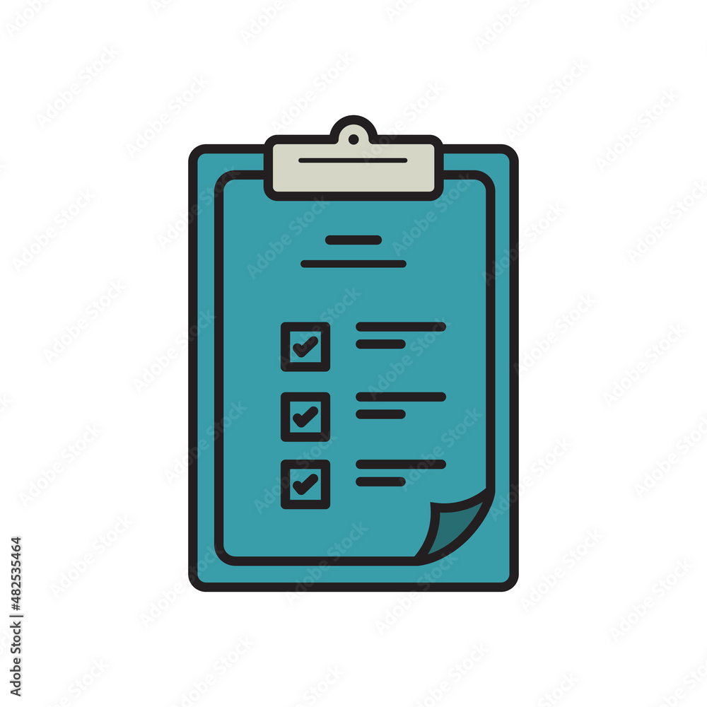Clipboard icon flat design - Icon (eps - Simple vector) Clipboard icon flat design - Icon (eps - Simple vector)