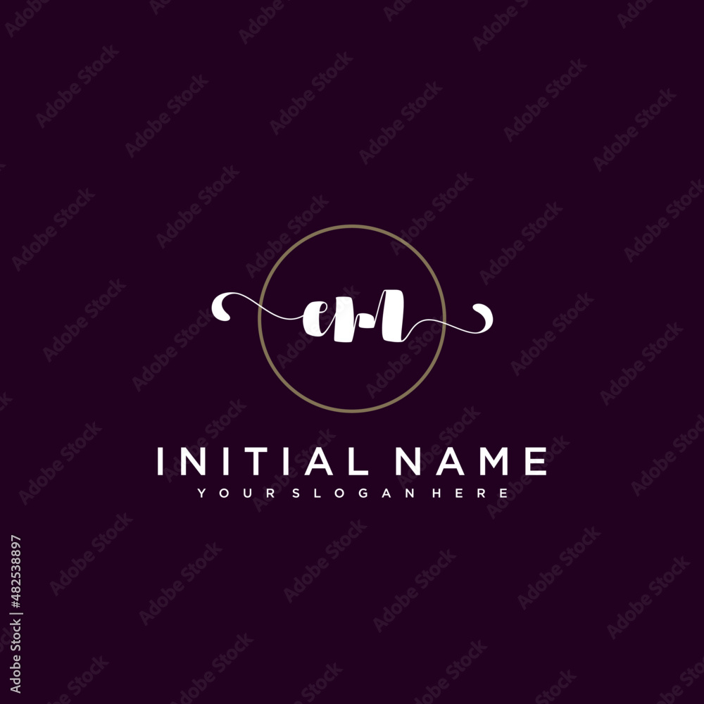 EM Beautiful handwriting logo or wedding monograms collection EM Beautiful handwriting logo or wedding monograms collection