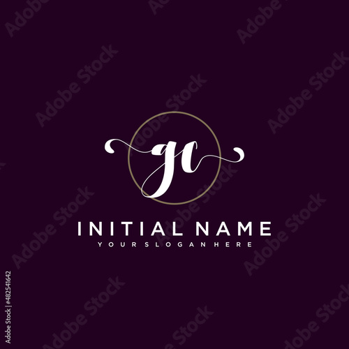 GC Beautiful handwriting logo or wedding monograms collection