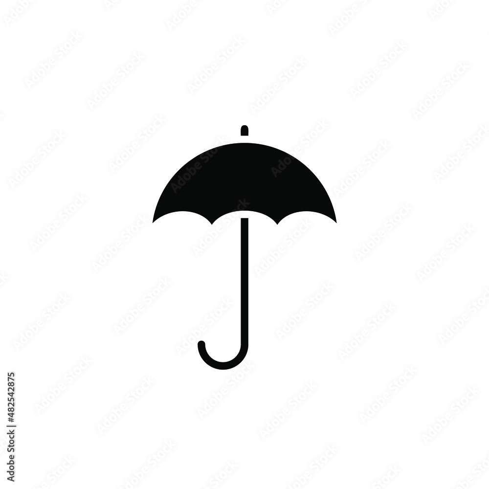 Umbrella, Weather, Protection Solid Icon Vector Illustration Logo Template. Suitable For Many Purposes. Umbrella, Weather, Protection Solid Icon Vector Illustration Logo Template. Suitable For Many Purposes.