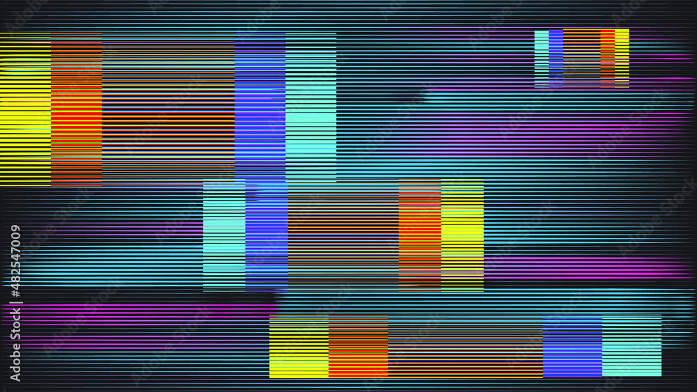 Glitch distorted geometric background . Modern art design . Noise destroyed glitched poster . Trendy defect error background with speed lines .Glitch effect .vector Glitch distorted geometric background . Modern art design . Noise destroyed glitched poster . Trendy defect error background with speed lines .Glitch effect .vector