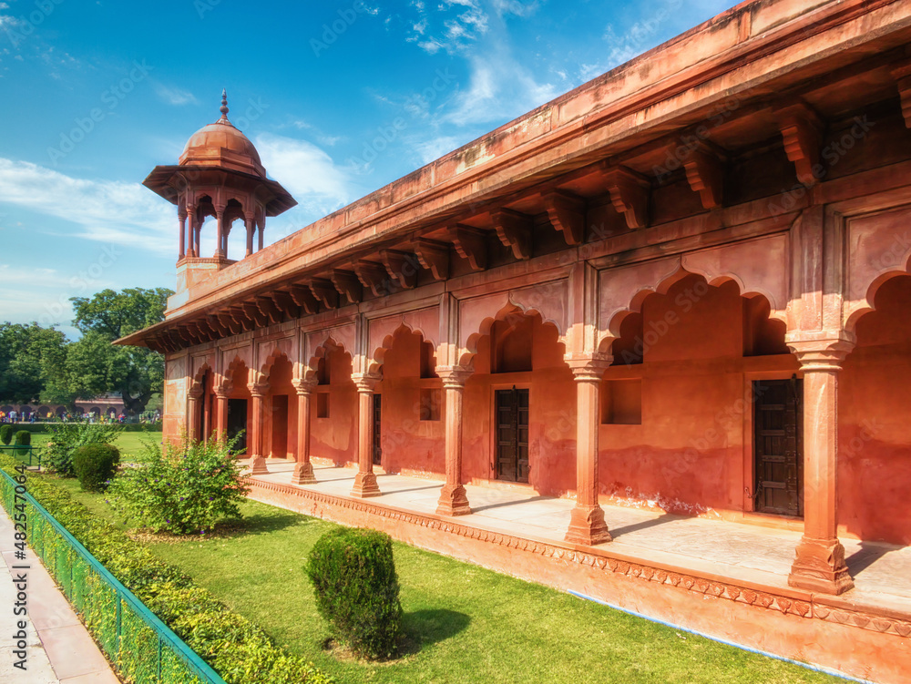 Columnade of Gateway of the Taj Mahal. Columnade of Gateway of the Taj Mahal.