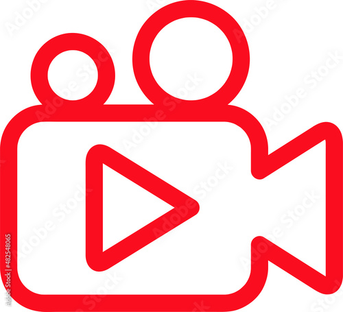 Free Download Video camera icon sign symbol design - GFXLoad