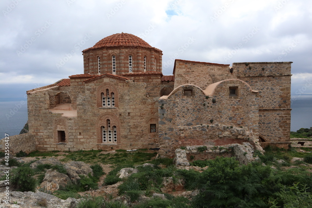 cityscape of castletown Monemvasia, Lakonia, Peloponnes