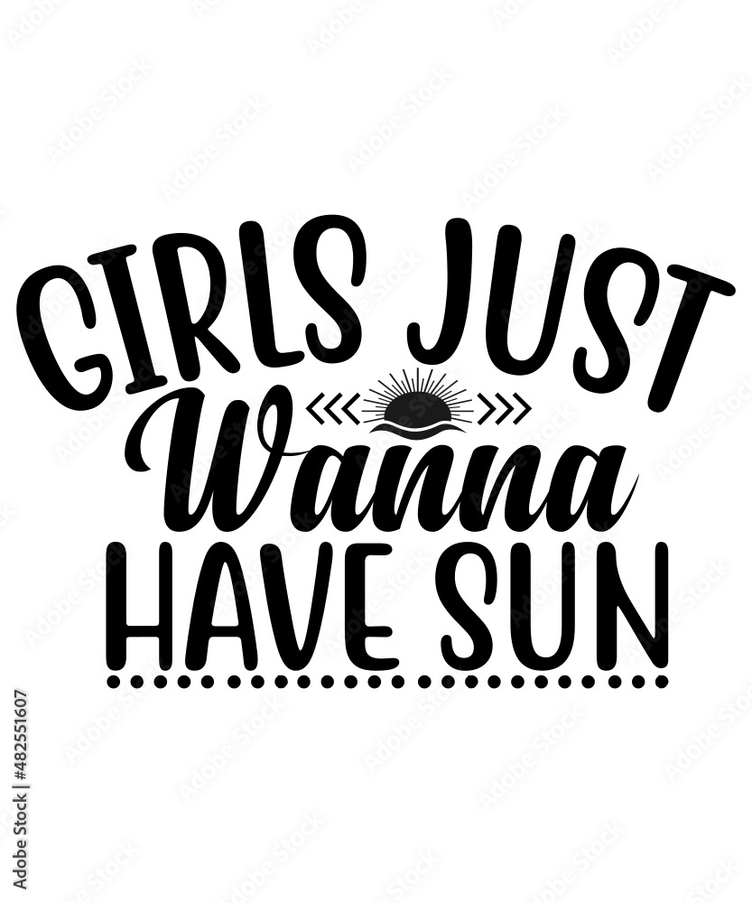 Obraz premium Summer Svg ,Summer Svg Bundle, Summer Cut Files ,Summer Quotes Svg,Beach Shirt Svg