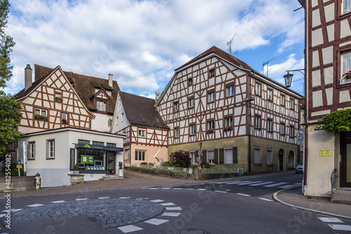Überlingen, Germany. half-timbered buildings © Valery Rokhin
