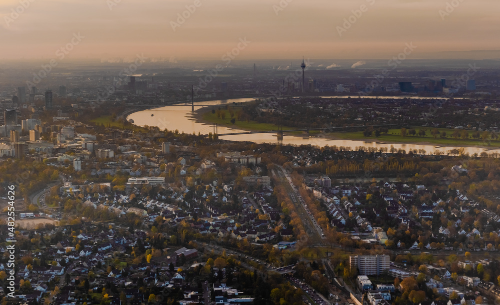 Dusseldorf from sky