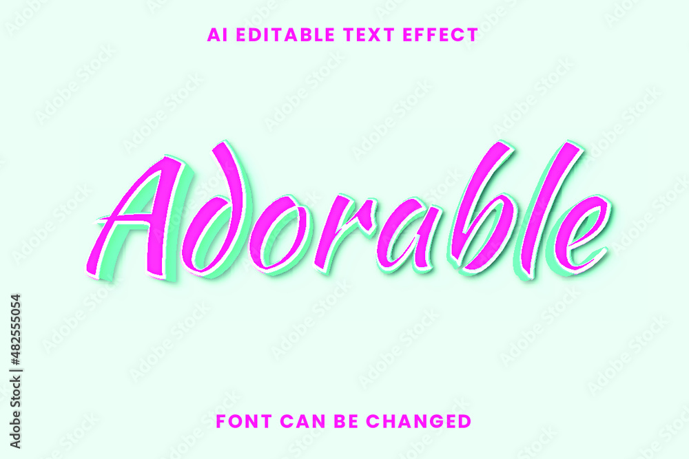 Adorable Text Effect
