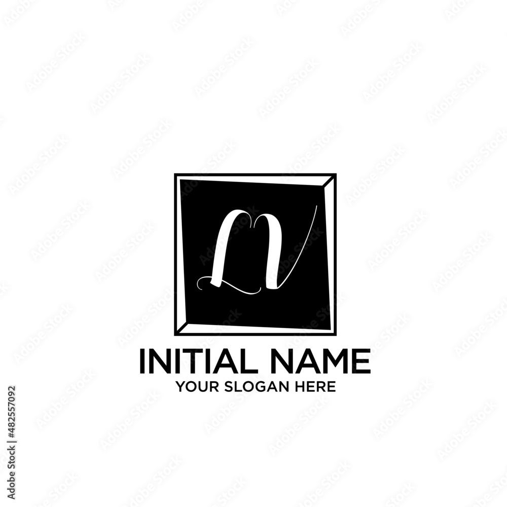 , monogram logo template vector , monogram logo template vector