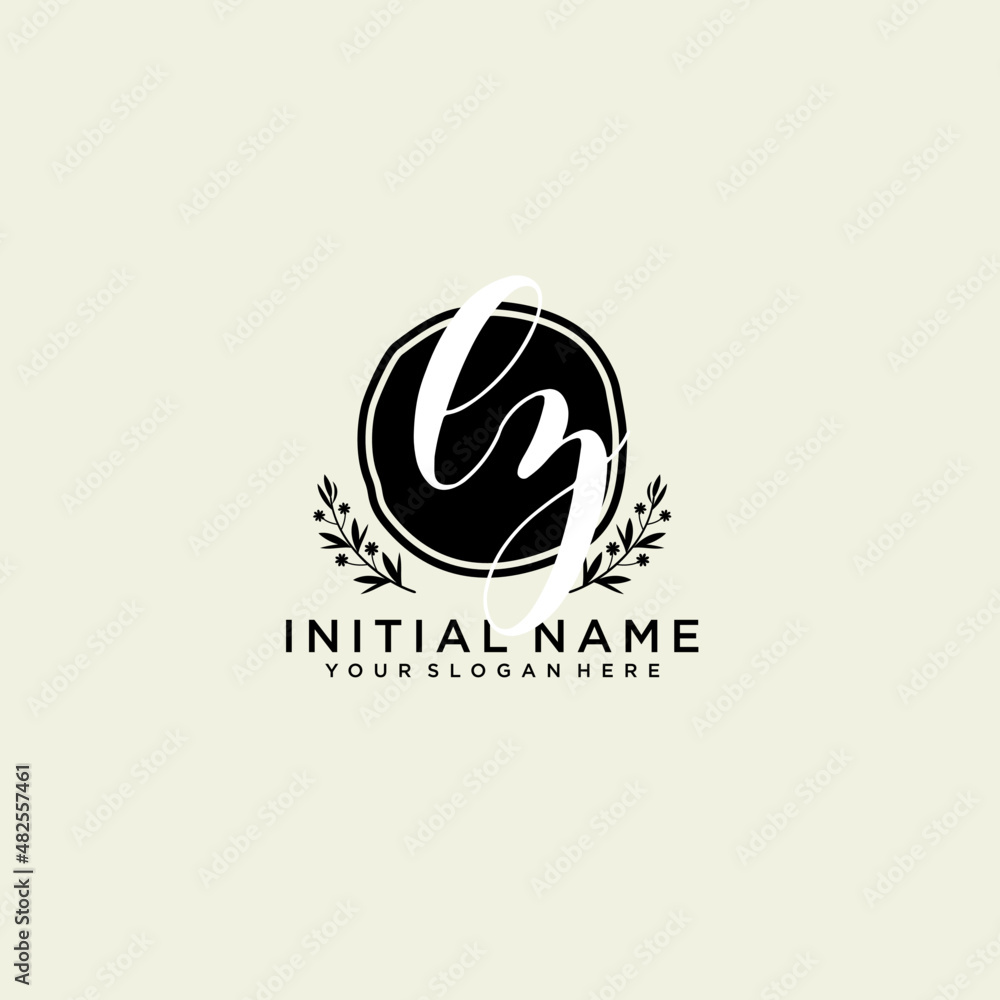 LZ monogram logo template vector LZ monogram logo template vector