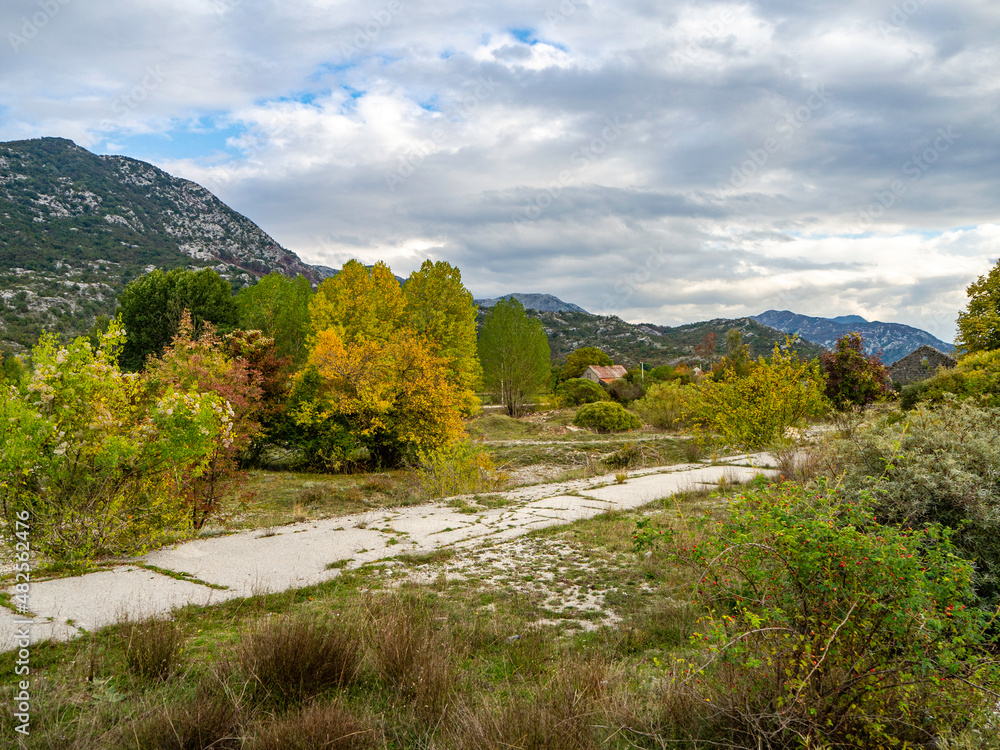 Roads in Montenegro are laid in picturesque places among the mountains