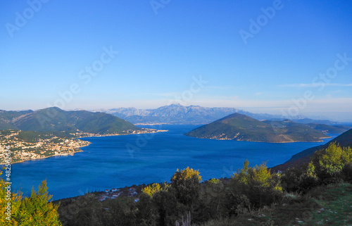 Fascinating views of the Mediterranean in Montenegro. Coastal towns.