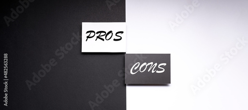 pros and cons decision making background ,for and against black and white graphic background .