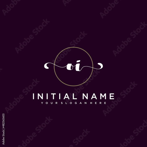 OI Beautiful handwriting logo or wedding monograms collection