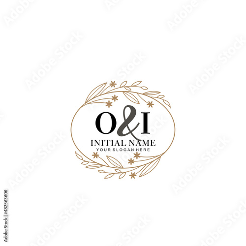 OI Beautiful elegant logos or wedding monograms collection