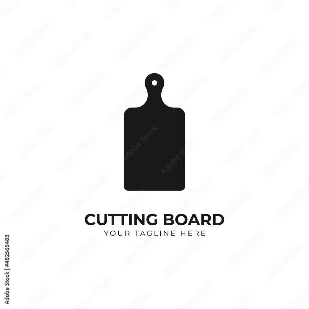 cutting board icon vector illustration logo template cutting board icon vector illustration logo template