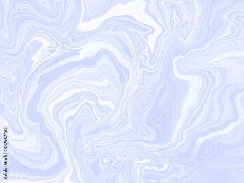 Abstract cold texture. Winter background with waves and spots in white and blue.