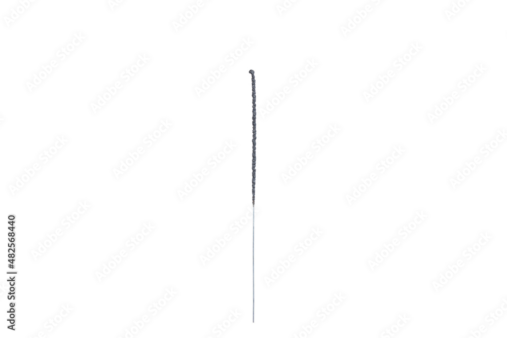 Used Sparkler Isolated on a white background. Used Sparkler Isolated on a white background.