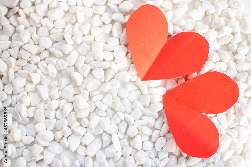 Obraz premium heart shaped cookies