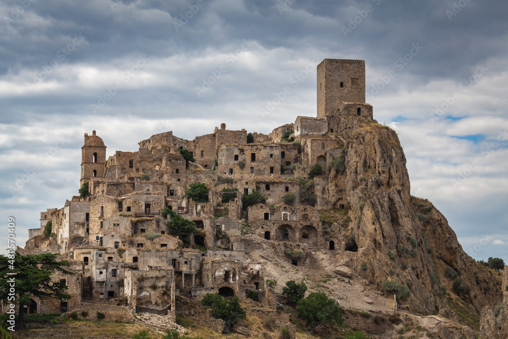 In the historic centre of Craco