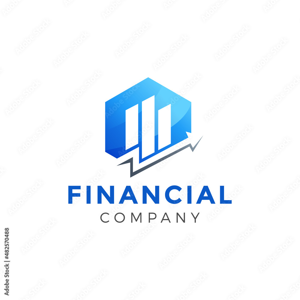 Creative Modern Financial Logo Design Template Vector Icon Creative Modern Financial Logo Design Template Vector Icon
