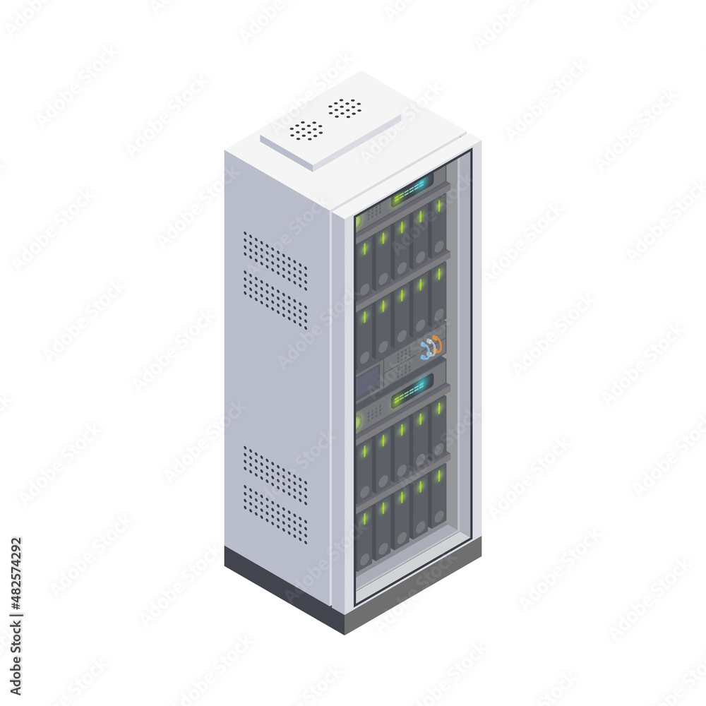 Server Rack Icon Server Rack Icon