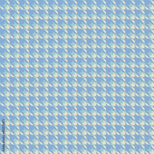 Houndstooth Check Digital Papers, Seamless Patterns, Geometric Design Illustration, 12 inches