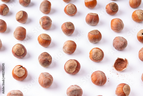 nuts hazelnuts food background