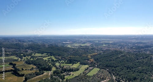 vieux village traditionnel dans le sud de la France: les baux de Provence