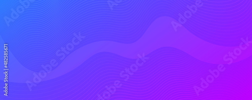 Modern colorful gradient background with wave lines
