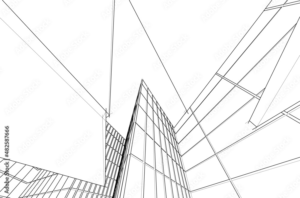 Fototapeta premium abstract architectural background