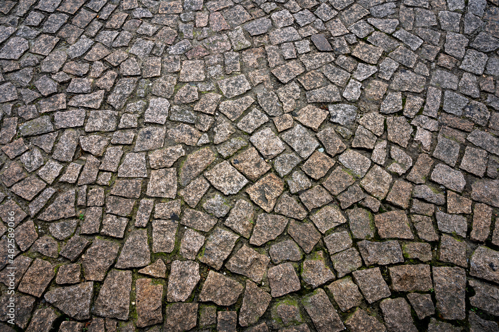 Street stone pavement abstract texture background