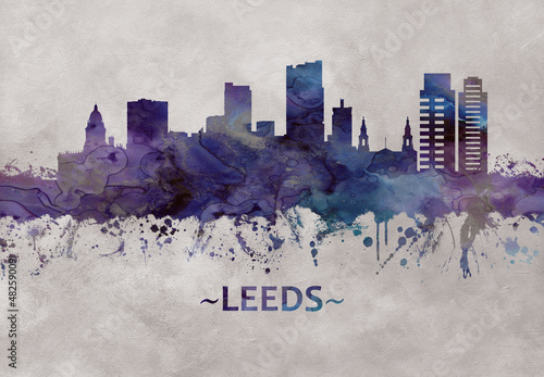 Leeds England skyline #482590091