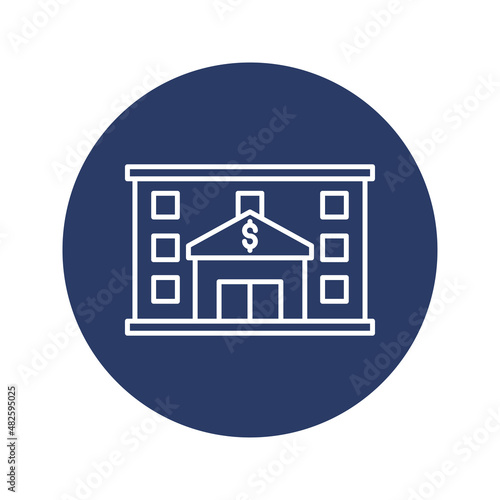 financial institution bank icon