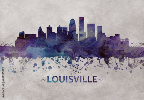 Louisville Kentucky skyline
