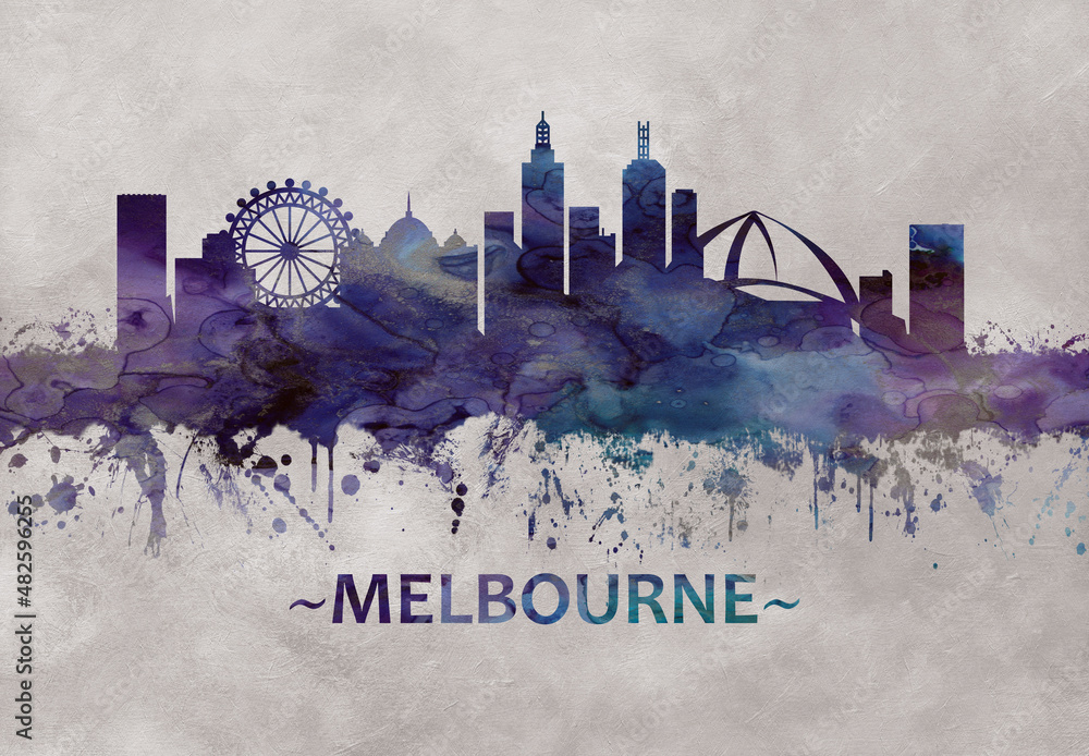 Fototapeta premium Melbourne Australia skyline