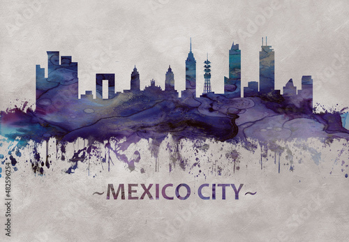 Mexico City Mexico skyline