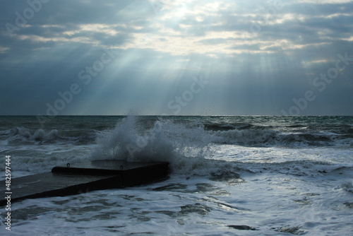 storm on the sea © Данил Куницын