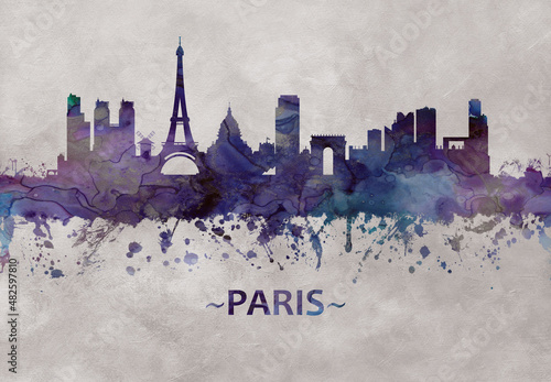 Photography Paris France skyline