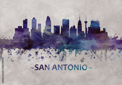 San Antonio Texas skyline photo