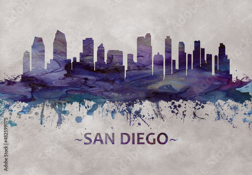 San Diego California skyline