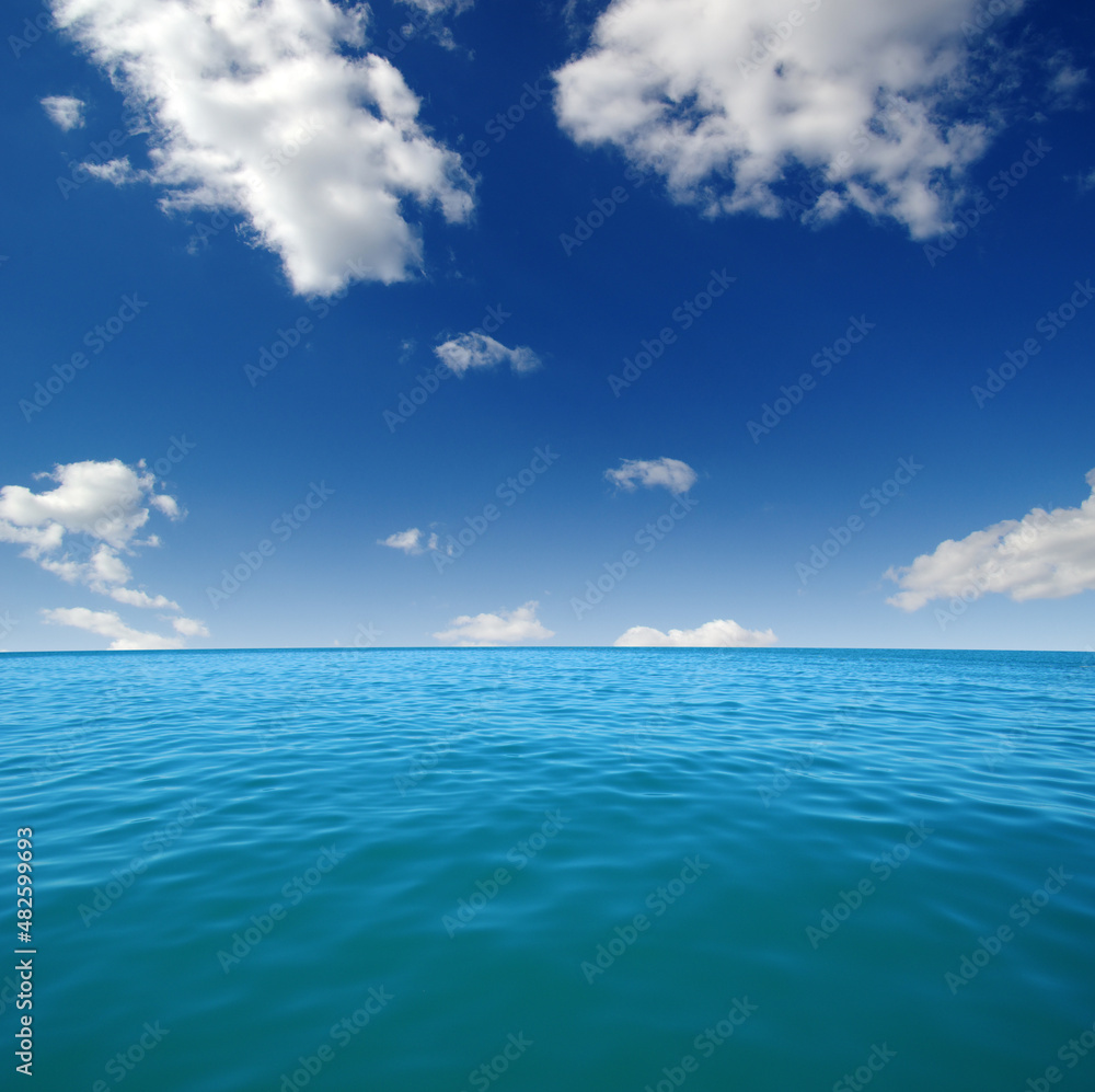 Obraz premium Blue sea water surface