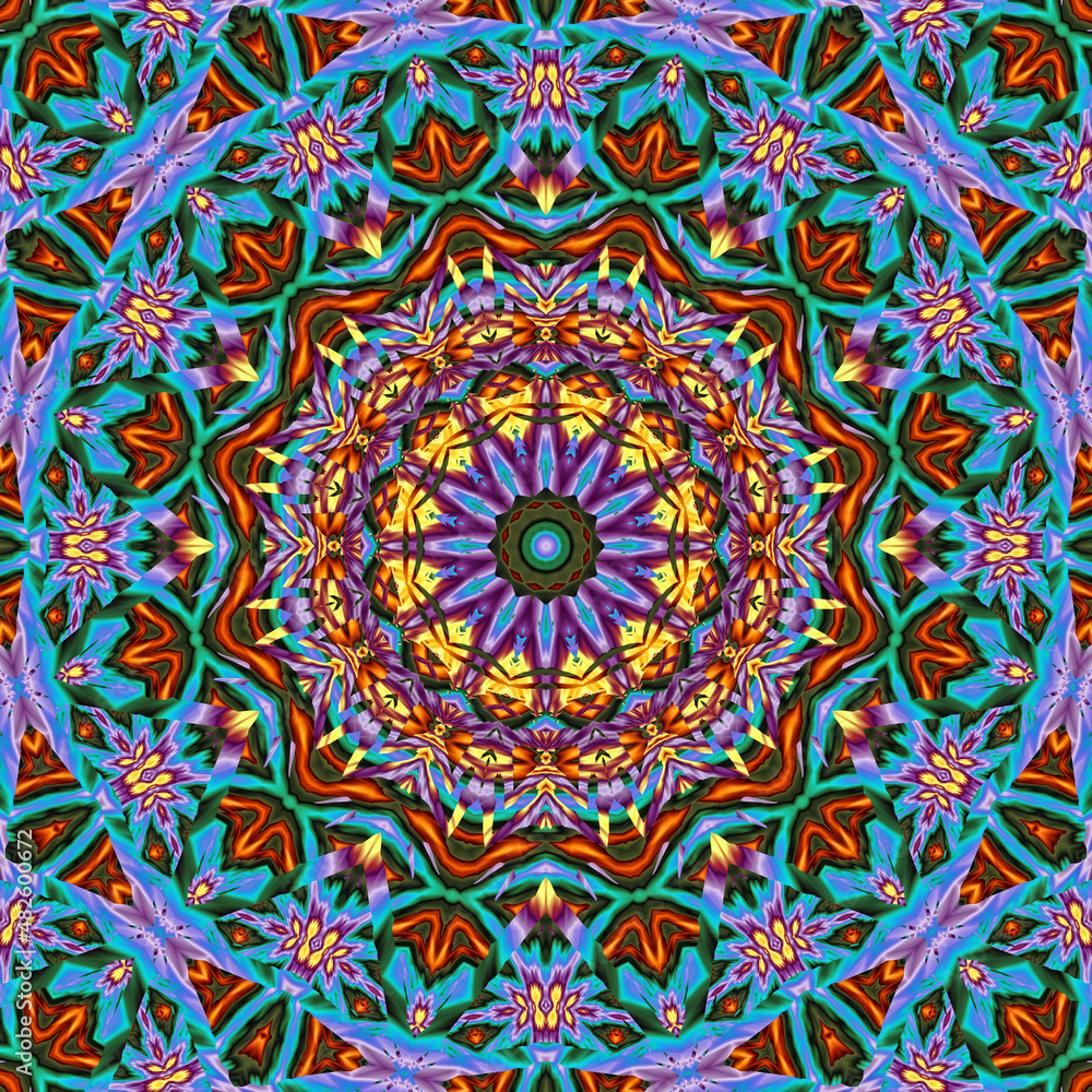 3d effect - abstract polygonal fractal pattern 3d effect - abstract polygonal fractal pattern