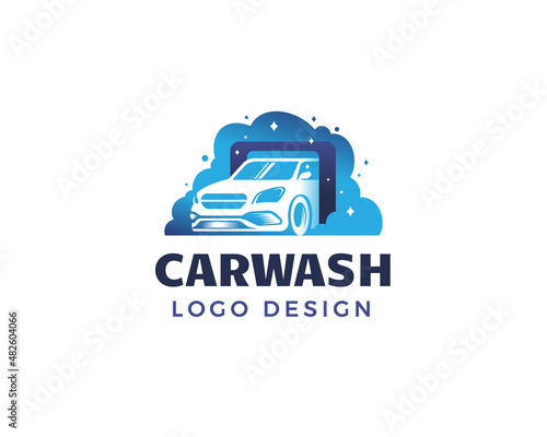 Car wash logo design