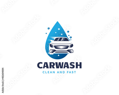 Car wash logo design