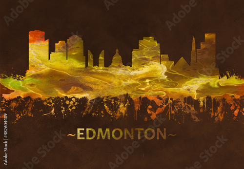 Edmonton Canada Black and Gold