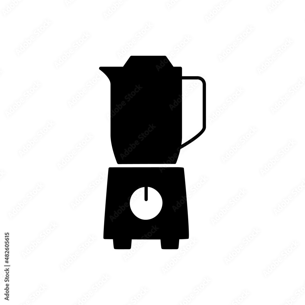 Juicer Icon, blender icon in black flat glyph, filled style isolated on white background Juicer Icon, blender icon in black flat glyph, filled style isolated on white background