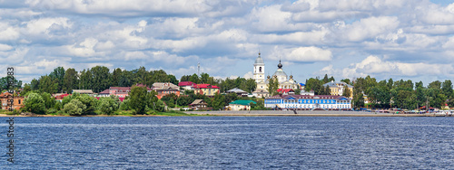 the embankment of the city of Myshkin